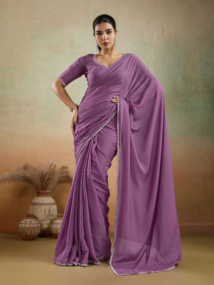 Woven Design Georgette Saree