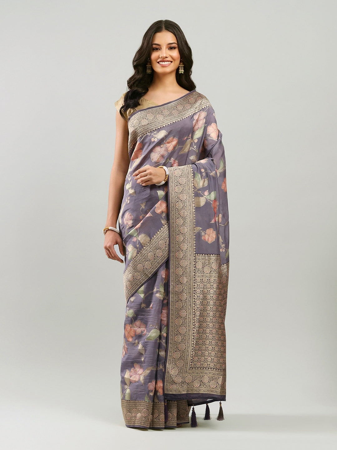 Rangkat Organza Woven Saree