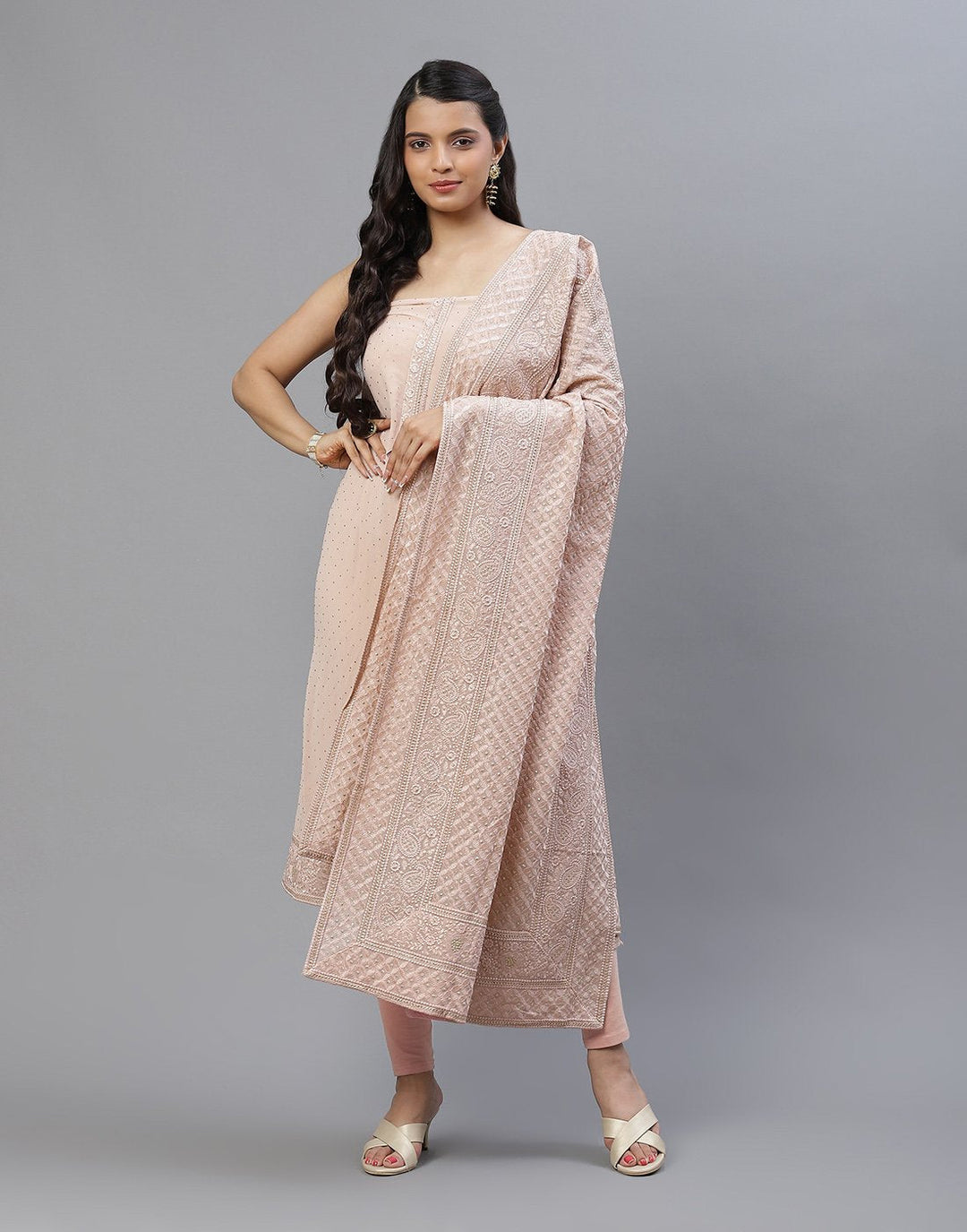 GEORGETTE EMBROIDERED SUIT SET