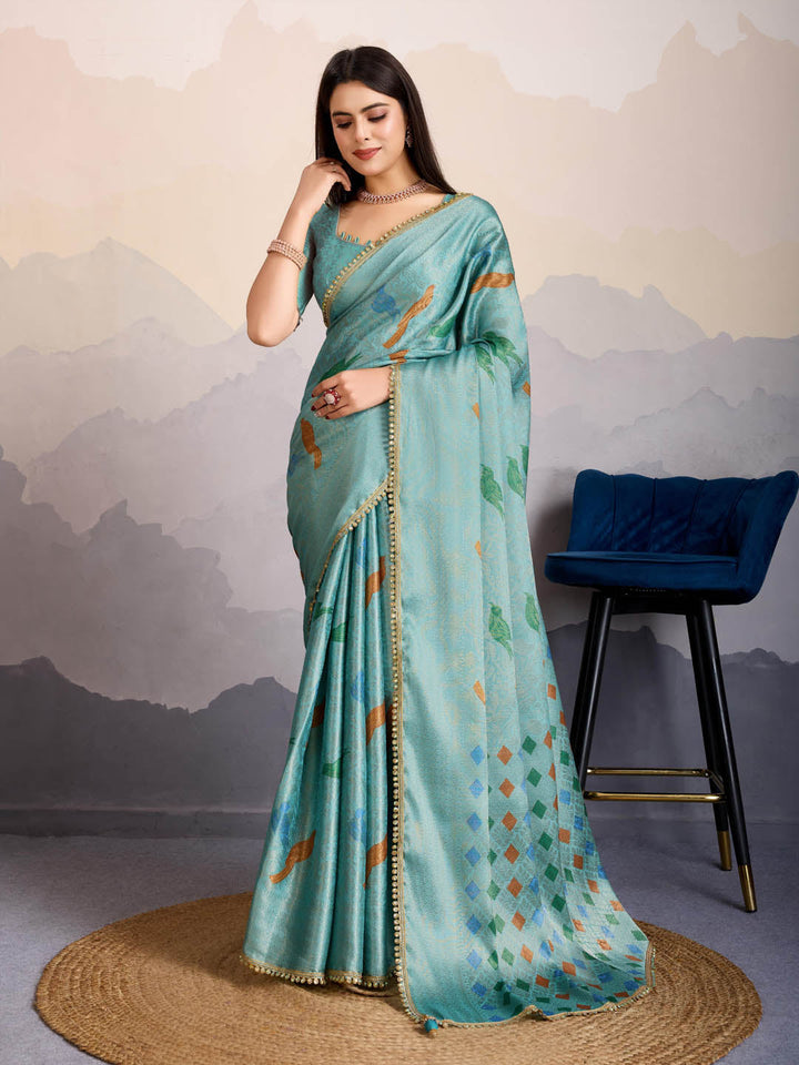 Printed Art Silk Saree