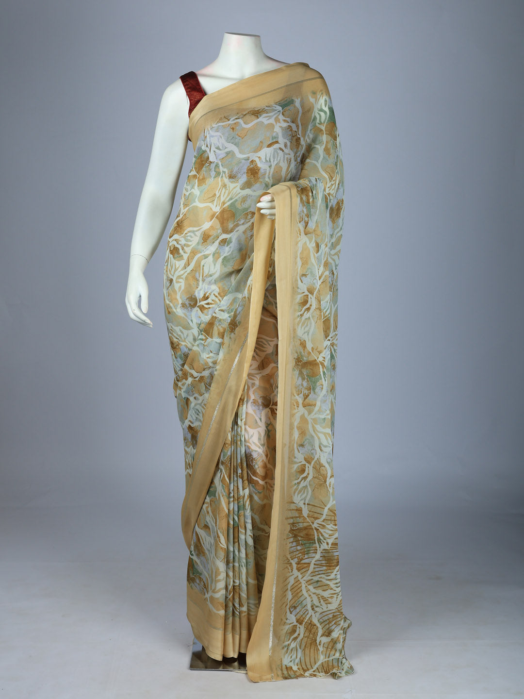 Embroidered Art Silk Saree