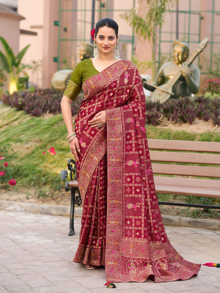 Woven Design Dola Silk Saree