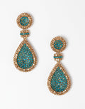 Beautiful Gold Firozee Earrings