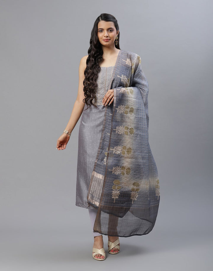 Cotton Printed Embroidered Suit piece