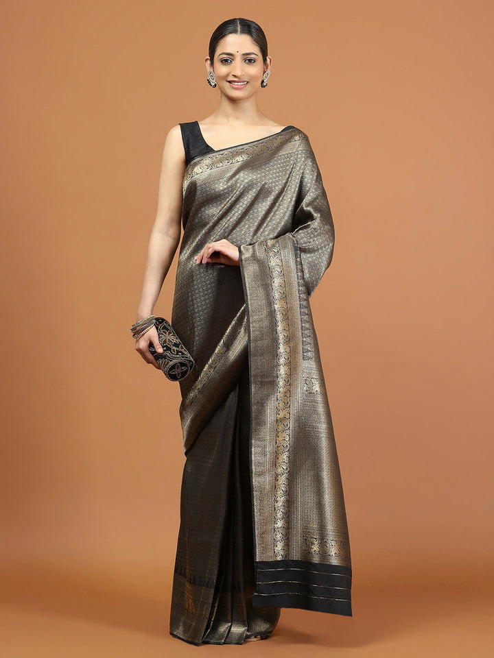 Zari Border Woven Art Silk Saree