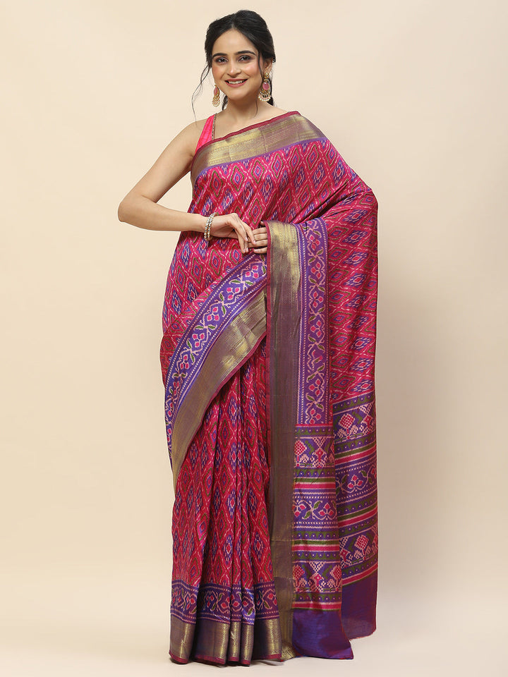 Patola Printed Handloom Saree