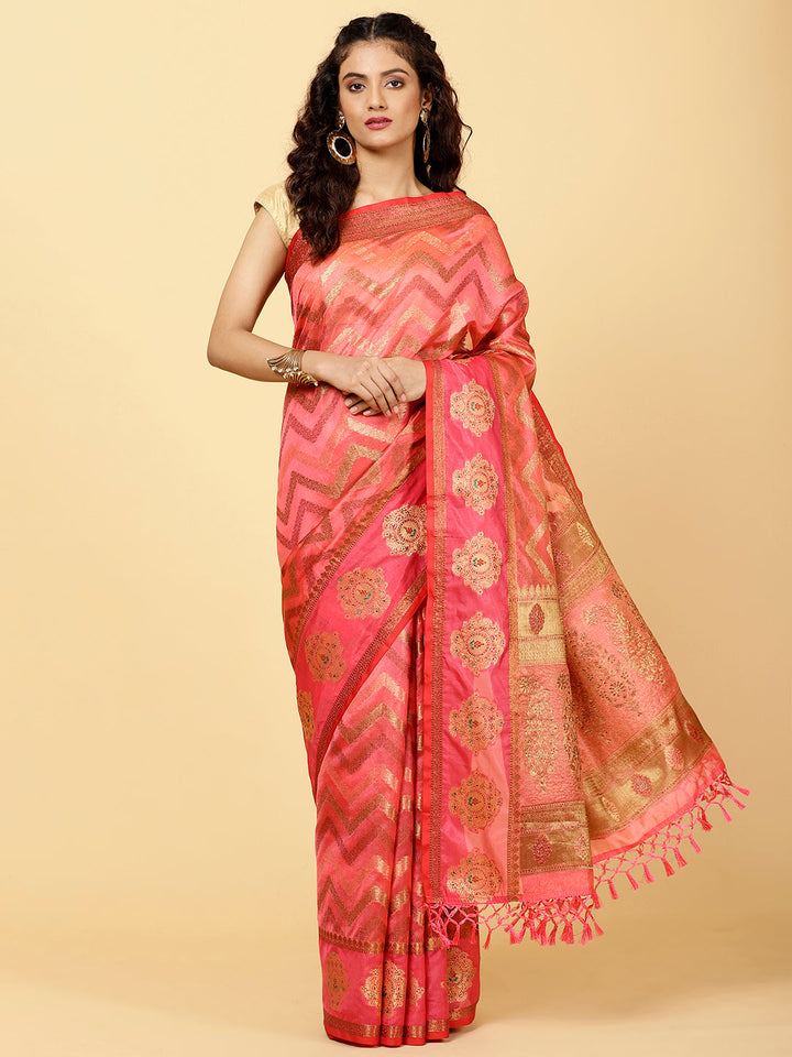 Zari Woven Cotton Saree