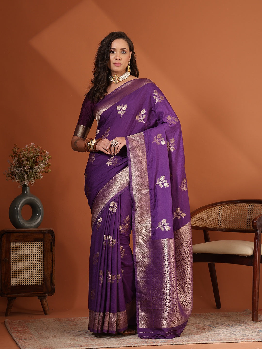 Woven Design Art Silk Saree