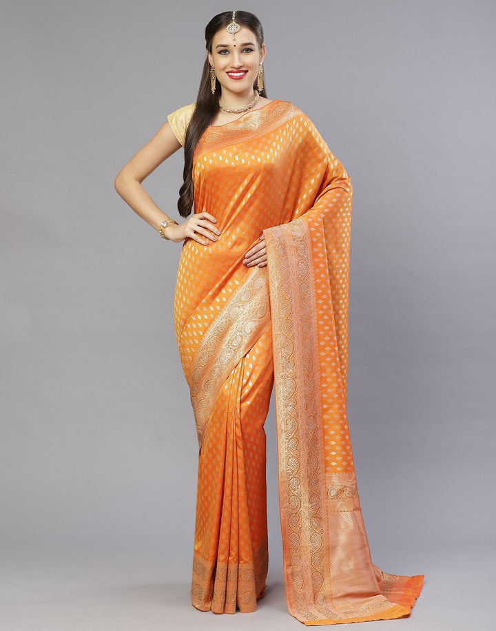 Banarasi Embroider Woven Saree