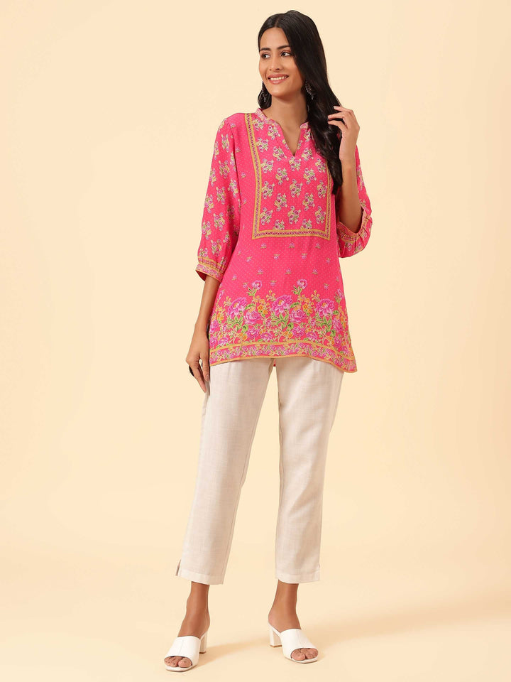 Digital Printed Crepe Kurti