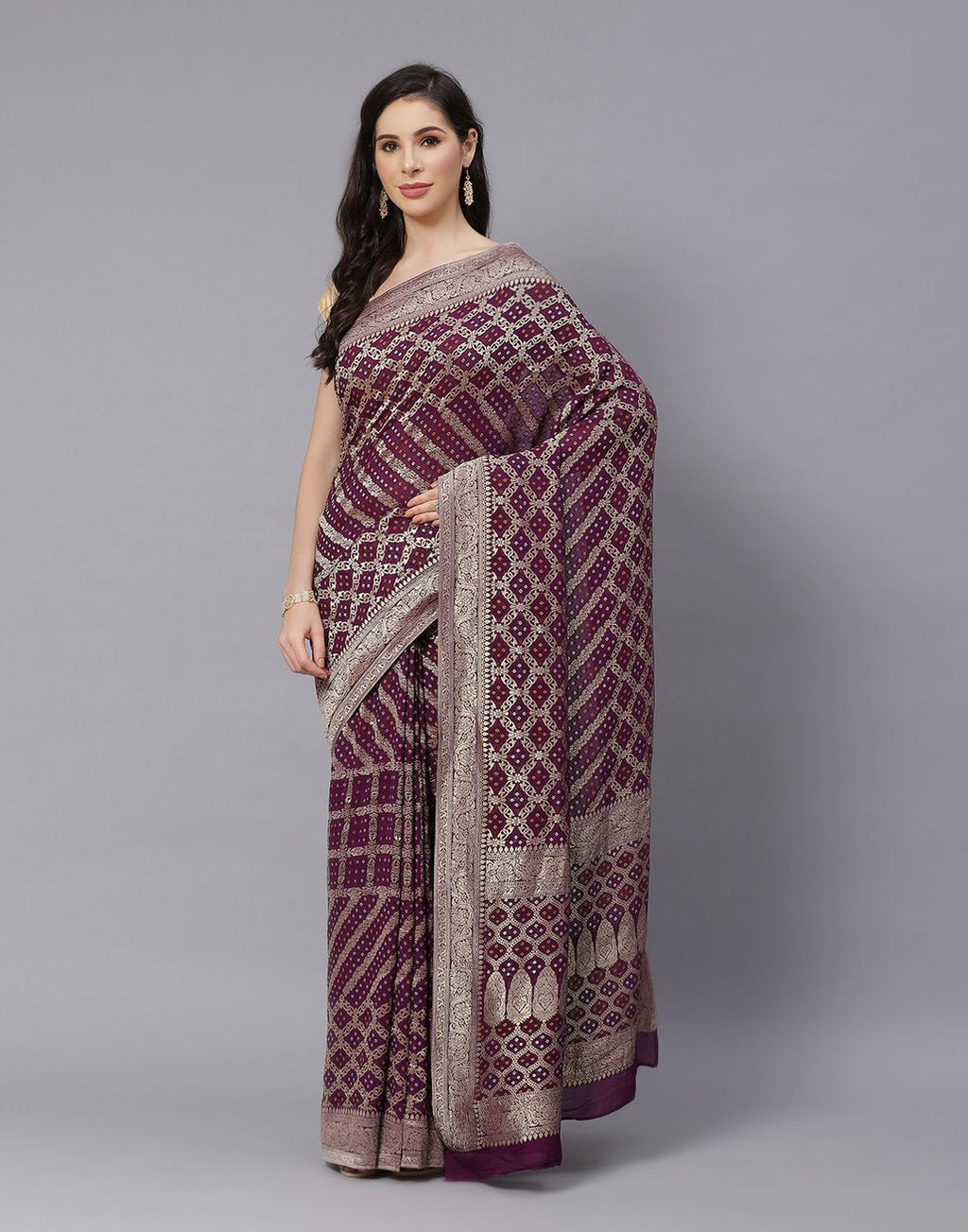 Banarasi Georgette Khaddi
