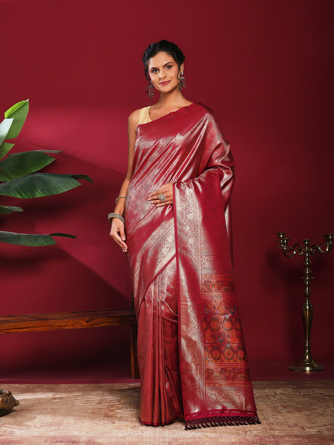 Woven Design Art Silk Saree