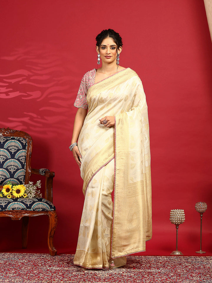 Embroidered Banarasi Saree
