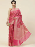 Zari Booti Cotton Woven Saree