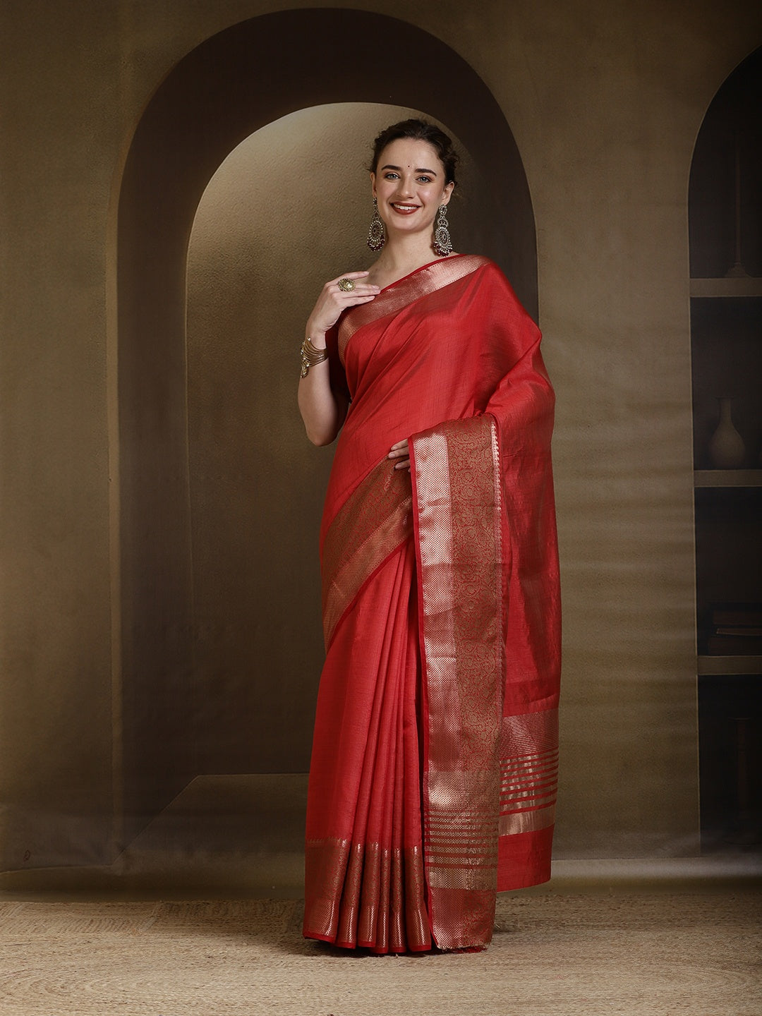 Woven Design Art Silk Saree