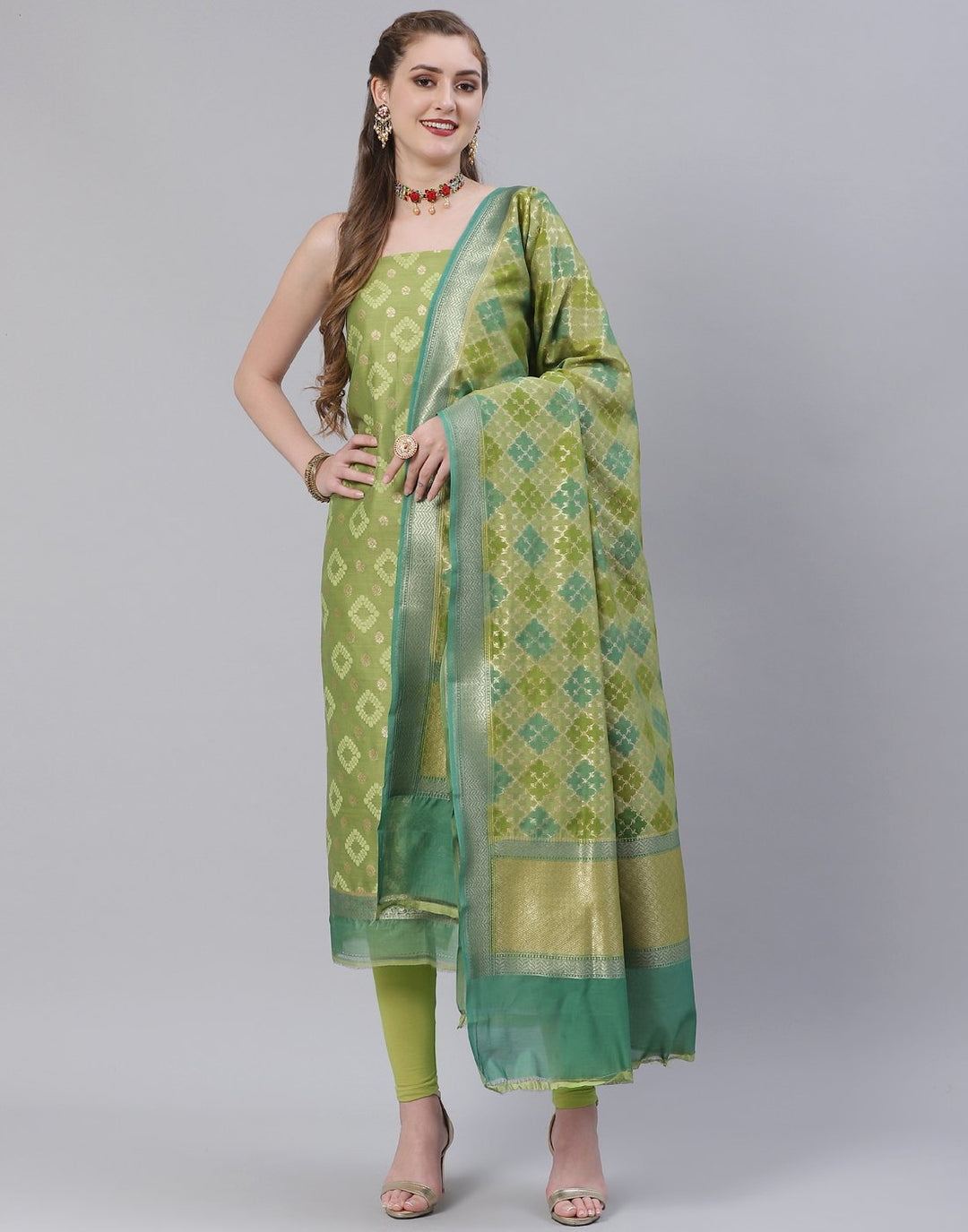 PURE BANARSI SUIT SET