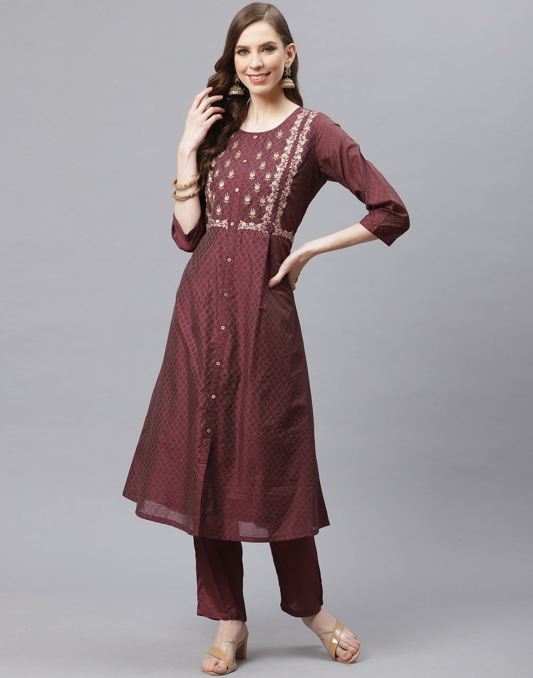 Cotton Kurti Pant Set