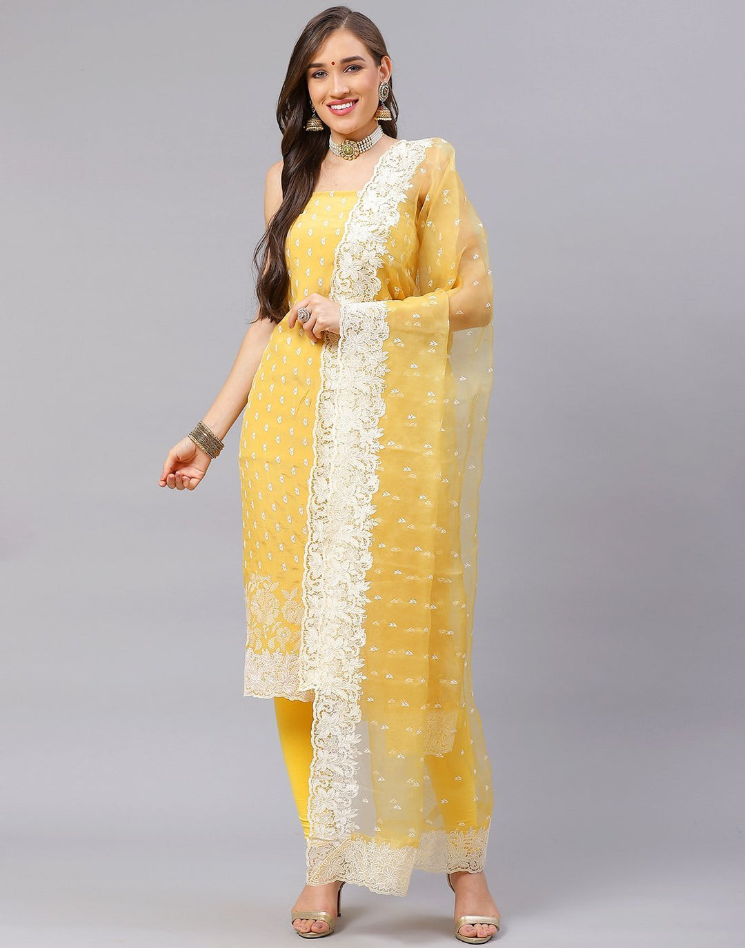 Pure Crepe Suit Piece