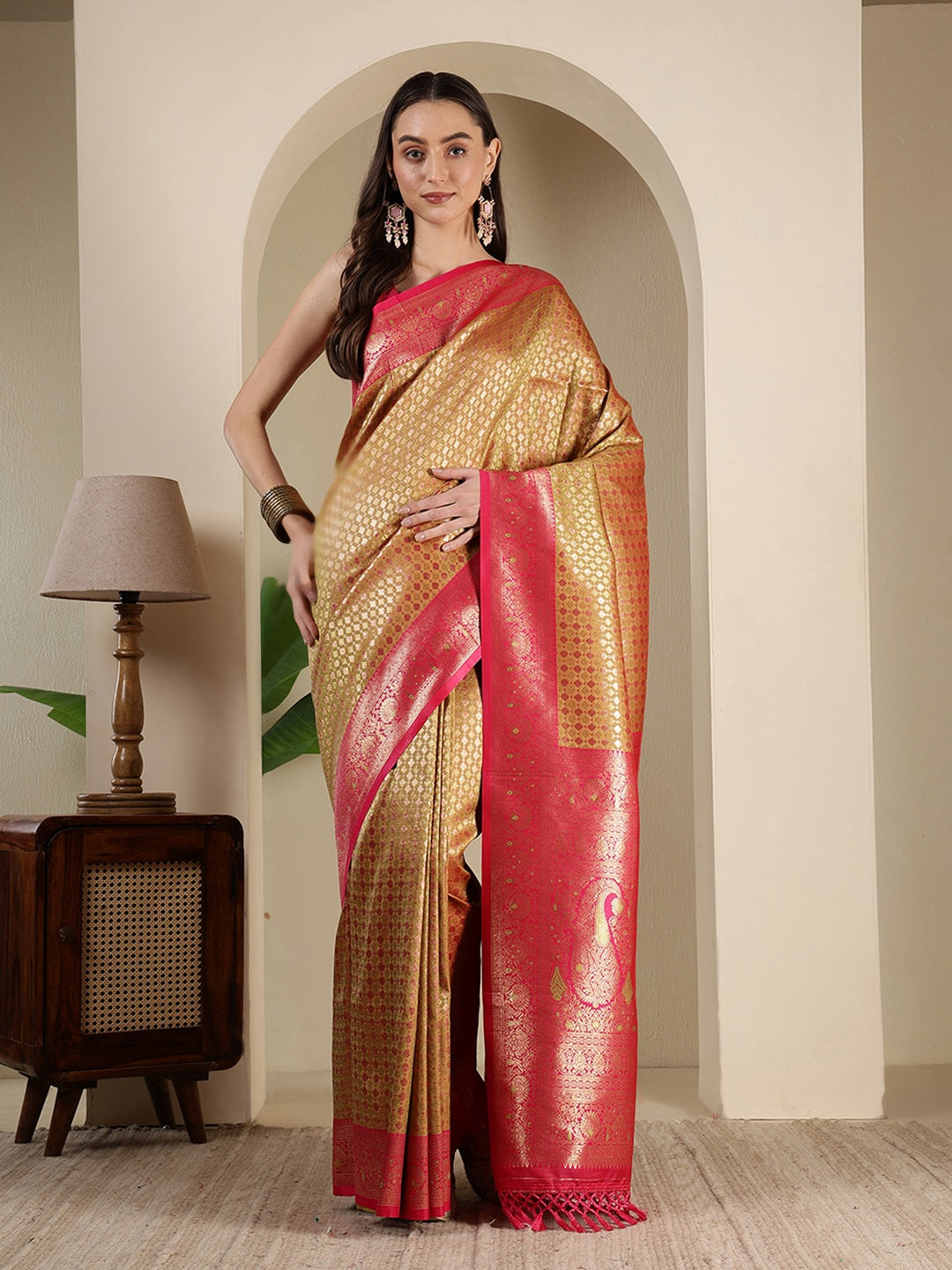 Woven Design Art Silk Saree