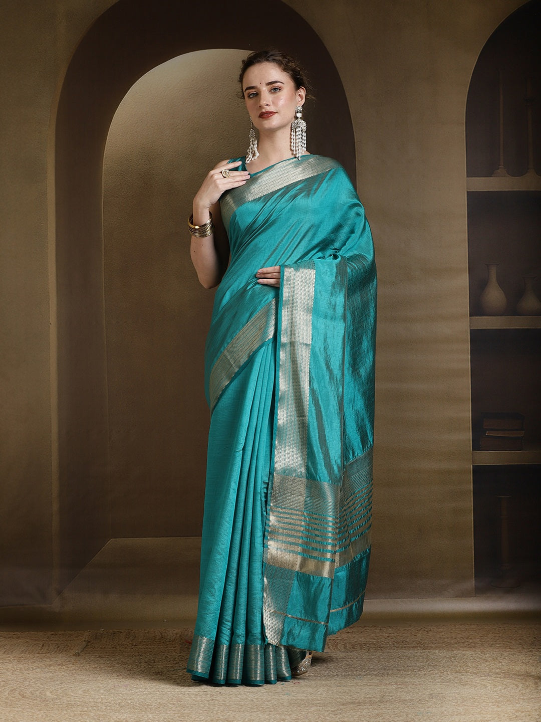 Woven Design Art Silk Saree