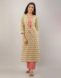 Printed Cotton Kurti with Pant
