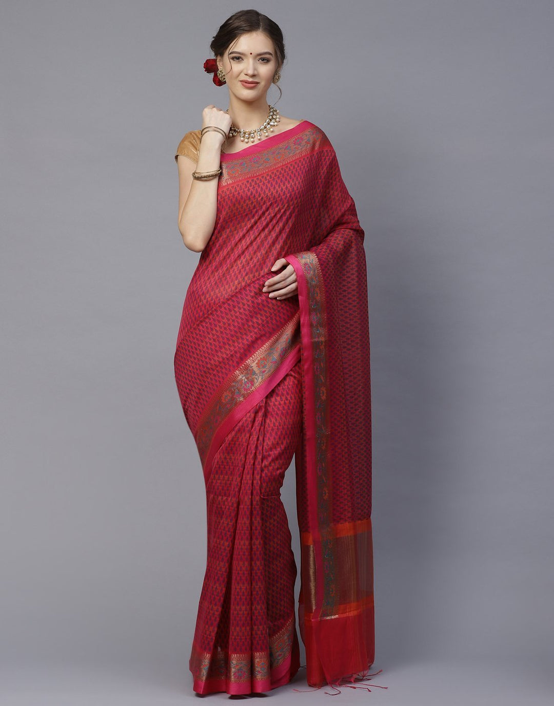 Cotton Printed Saree
