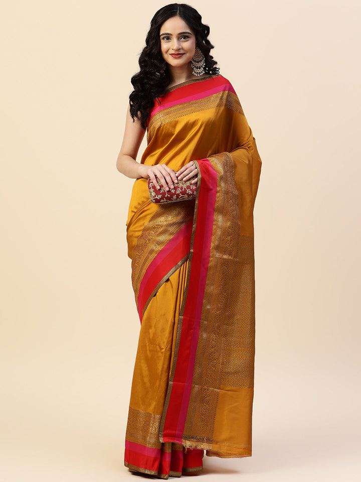 Zari Border Woven Cotton Saree