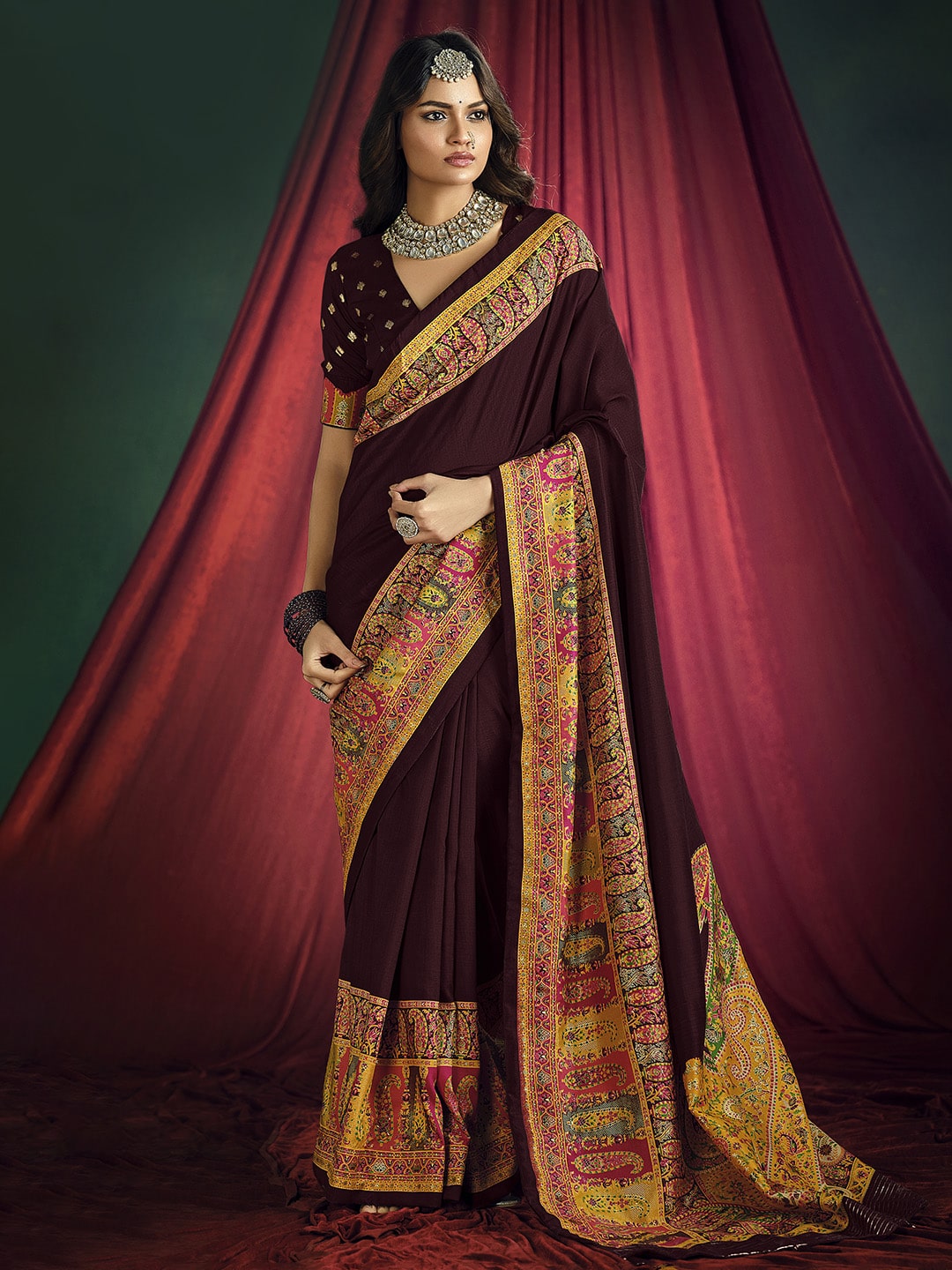 Printed Art Silk Saree