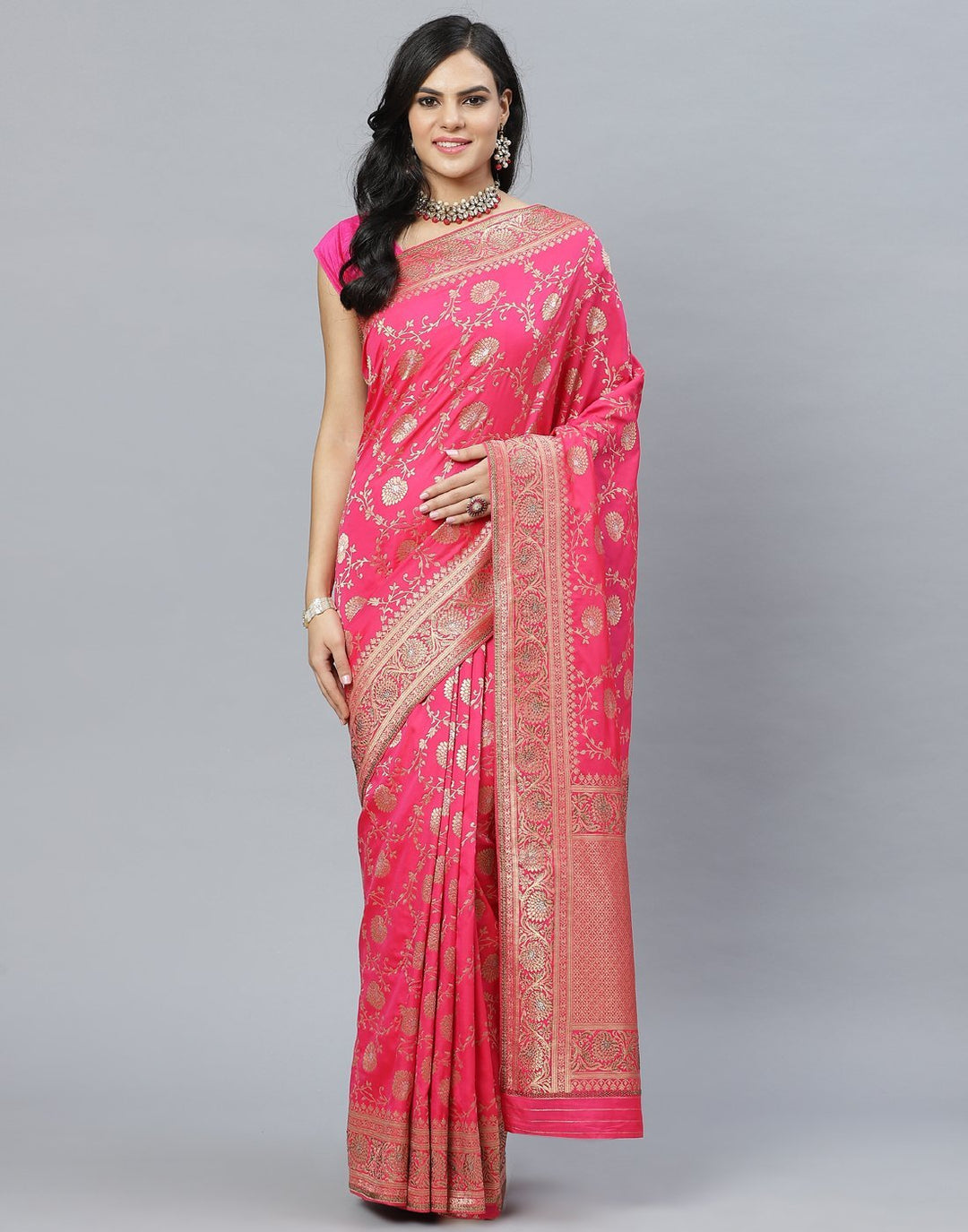 Banarasi Woven Embroidery Saree