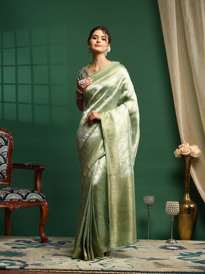 Embroidered Banarasi Saree