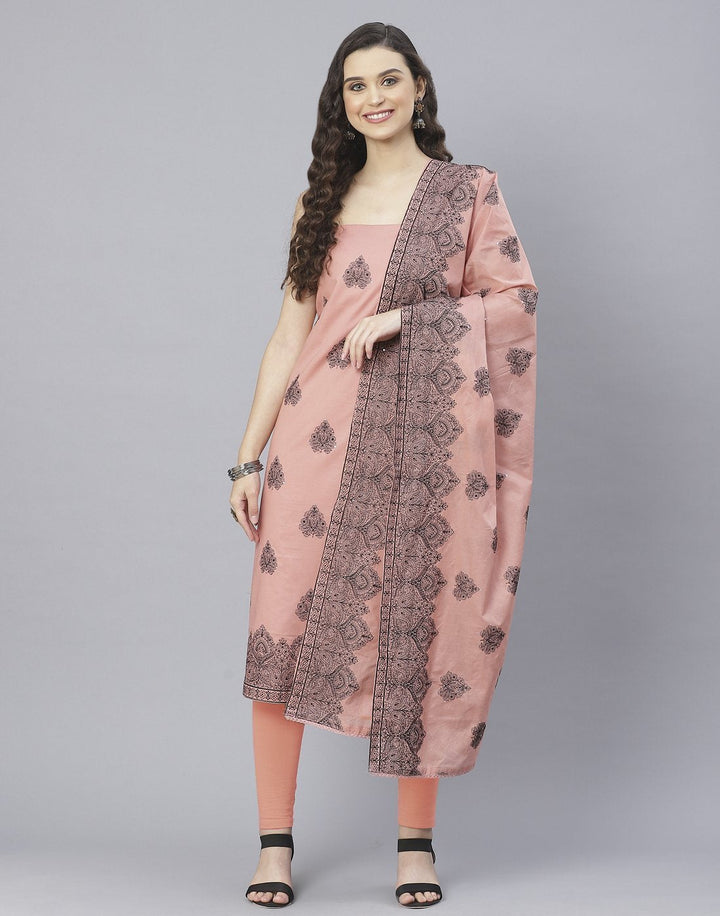 Cotton Embroidered Suit Set