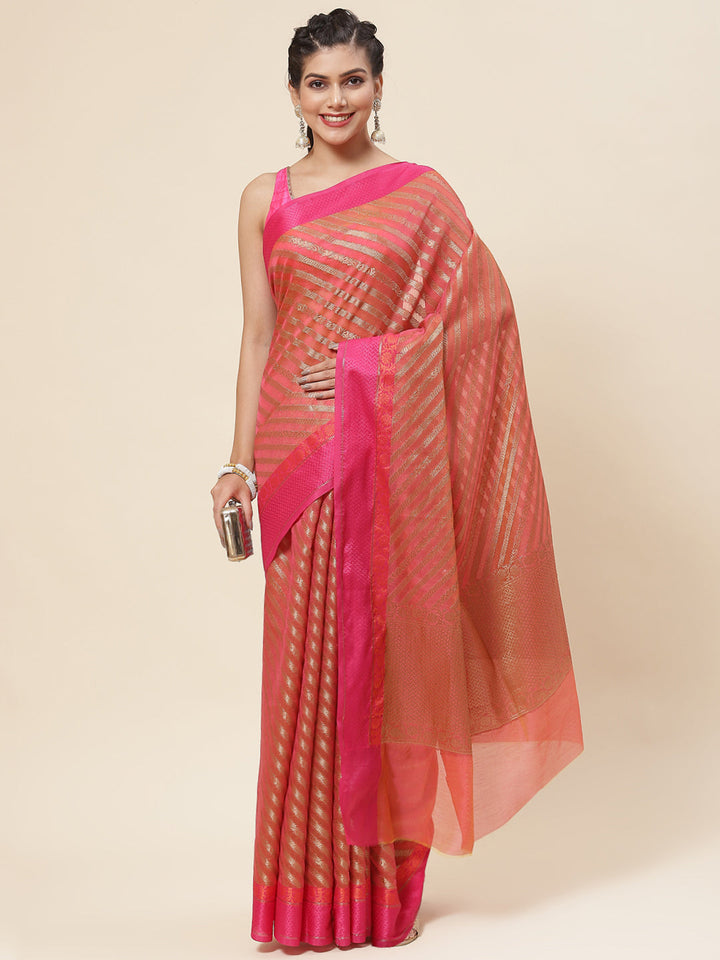 Zari Woven Cotton Saree