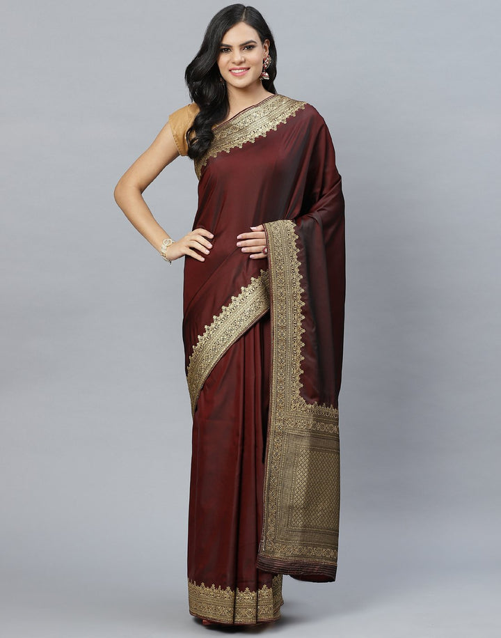 Banarasi Woven Embroidery Silk