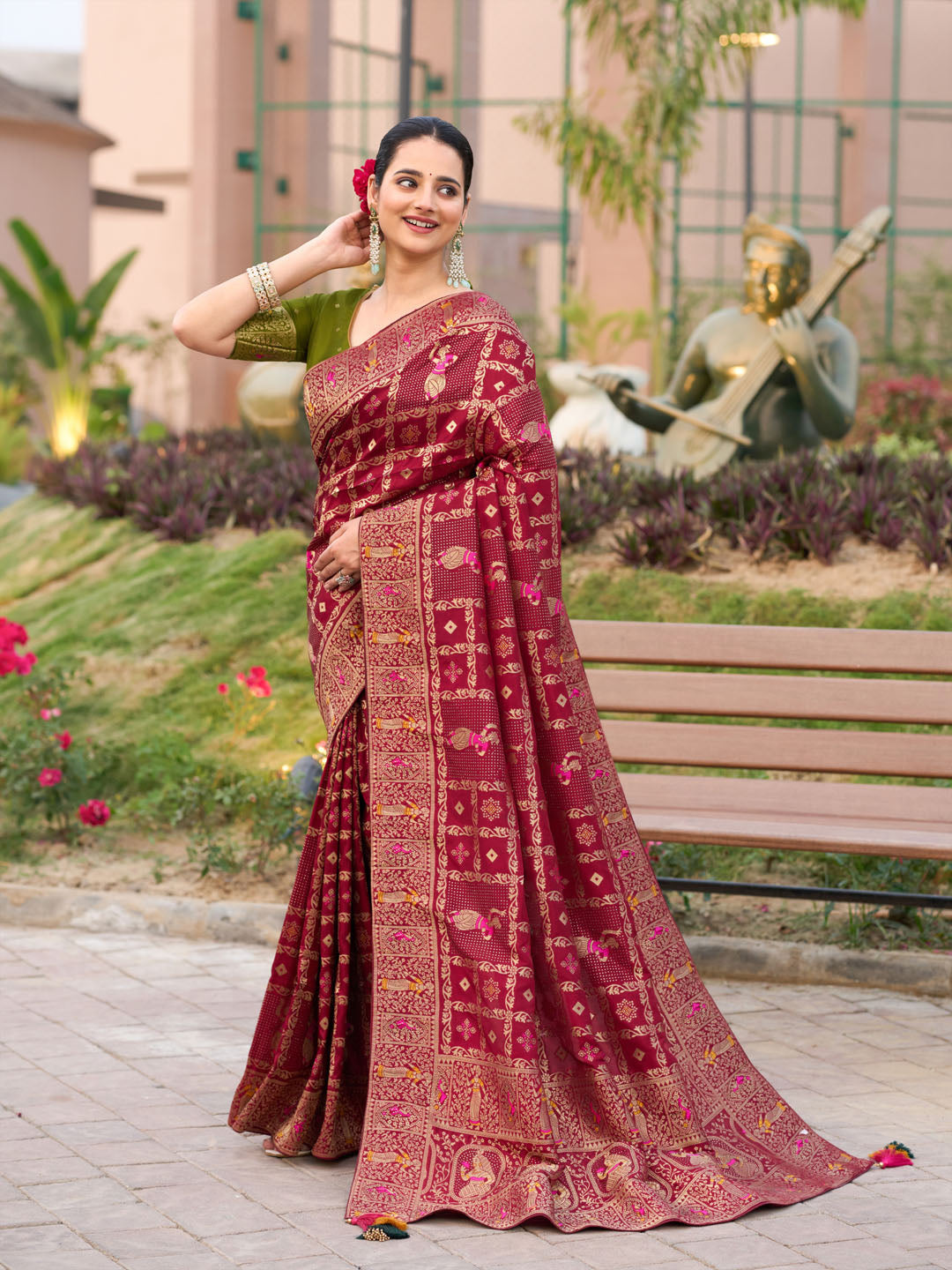 Woven Design Dola Silk Saree