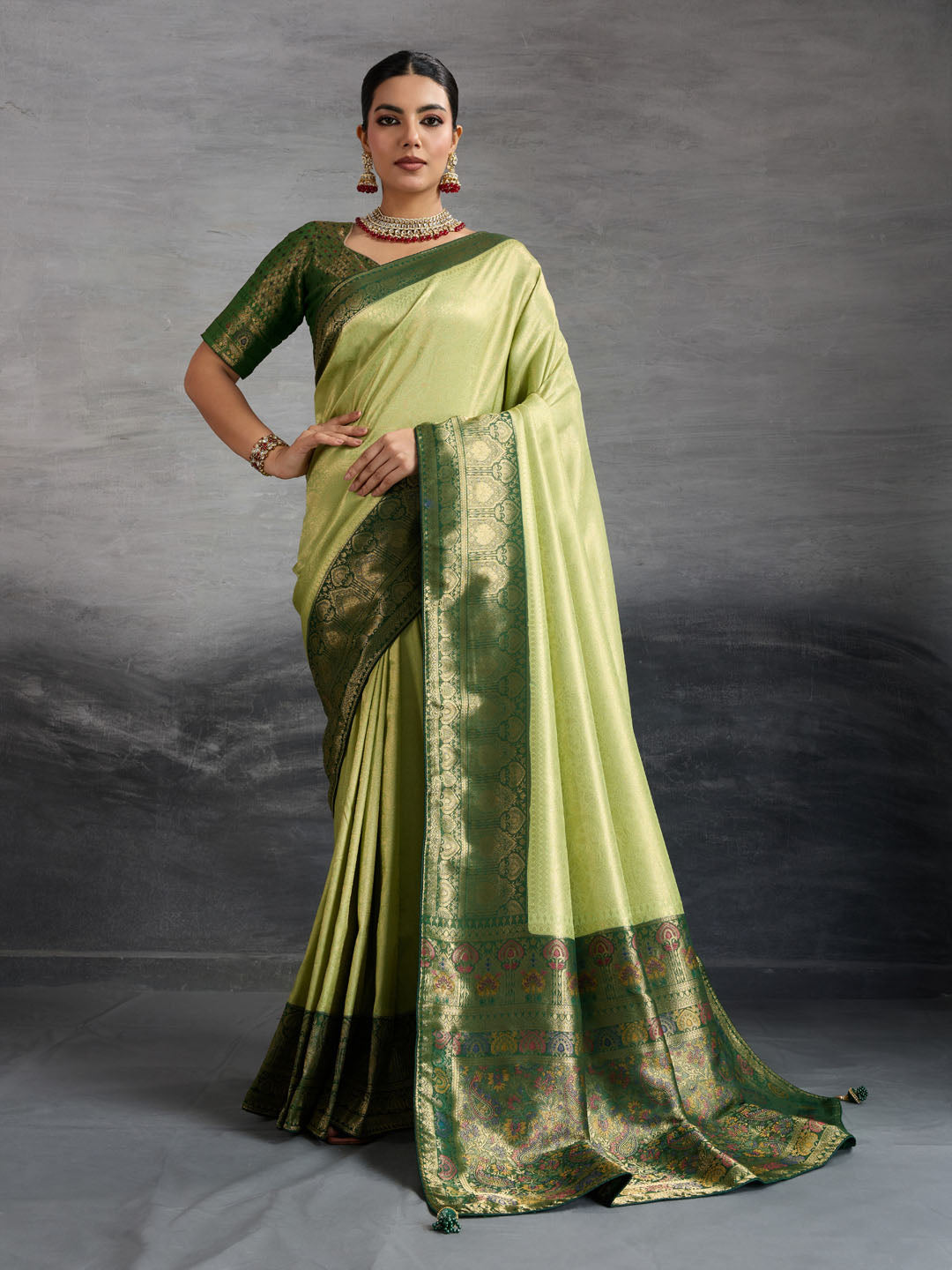 Woven Design Kanjivaram Silk Saree