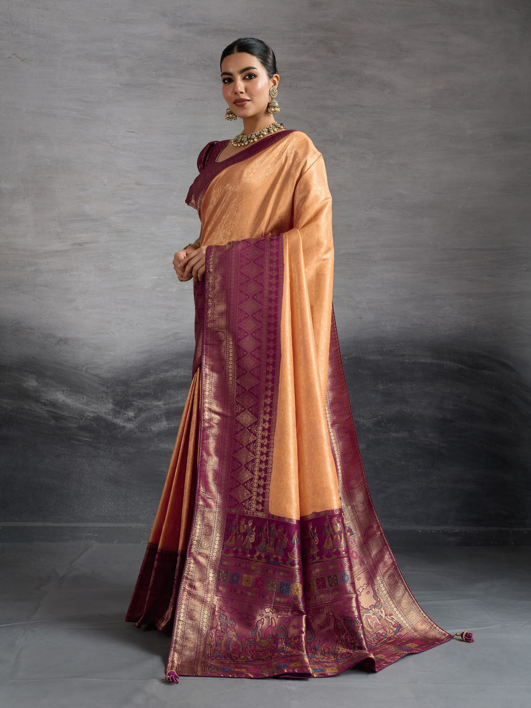 Woven Design Kanjivaram Silk Saree