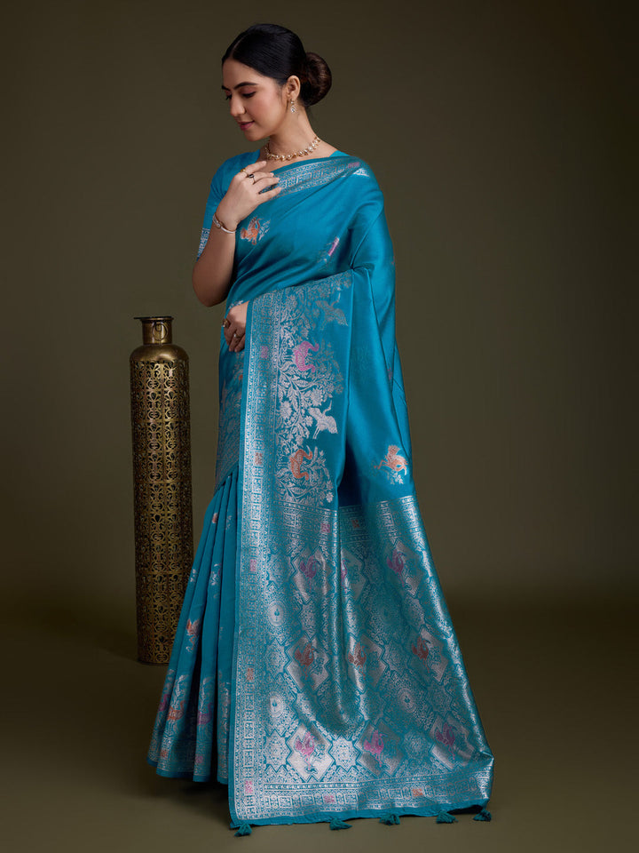 Woven Design Art Silk Saree