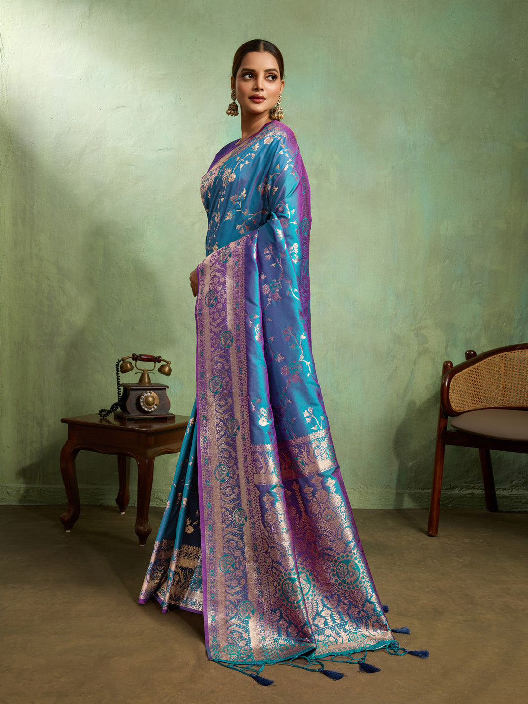 Woven Design Art Silk Saree