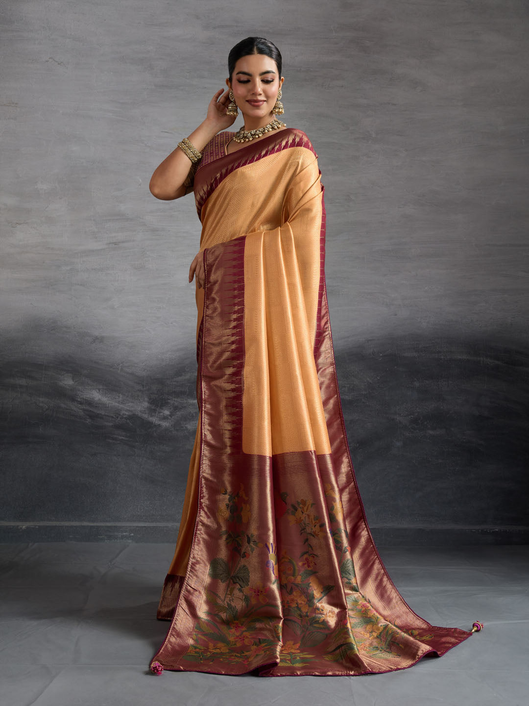 Woven Design Kanjivaram Silk Saree