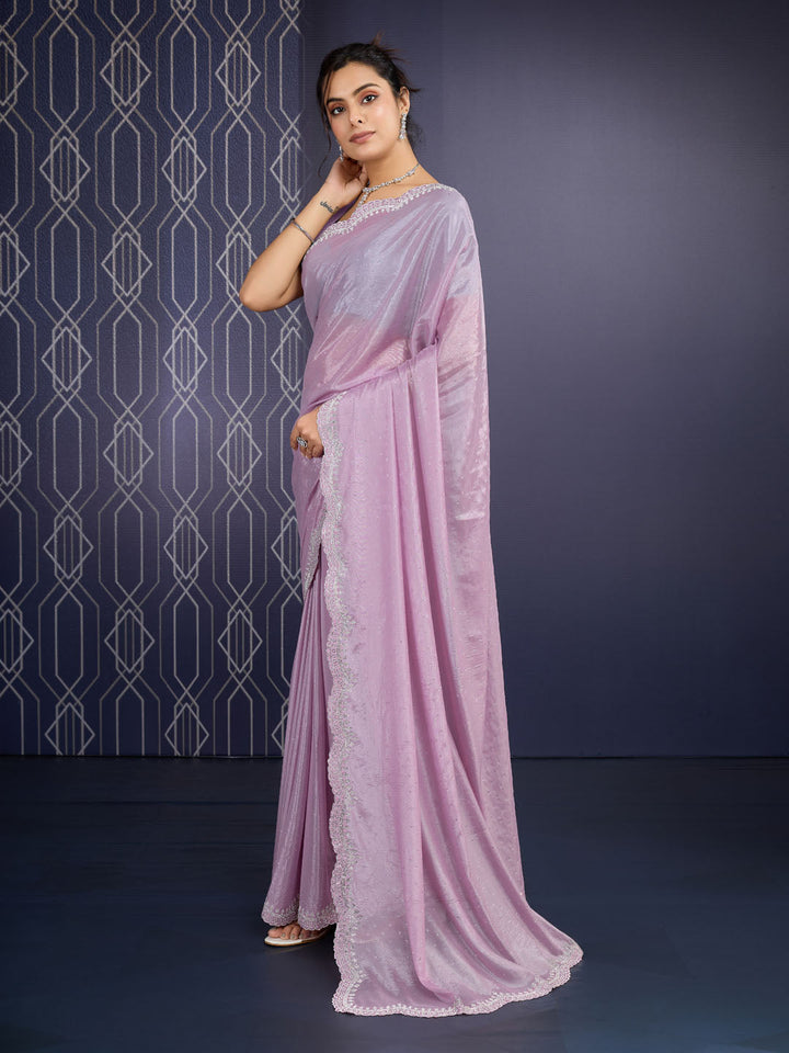 Embroidered Georgette Saree
