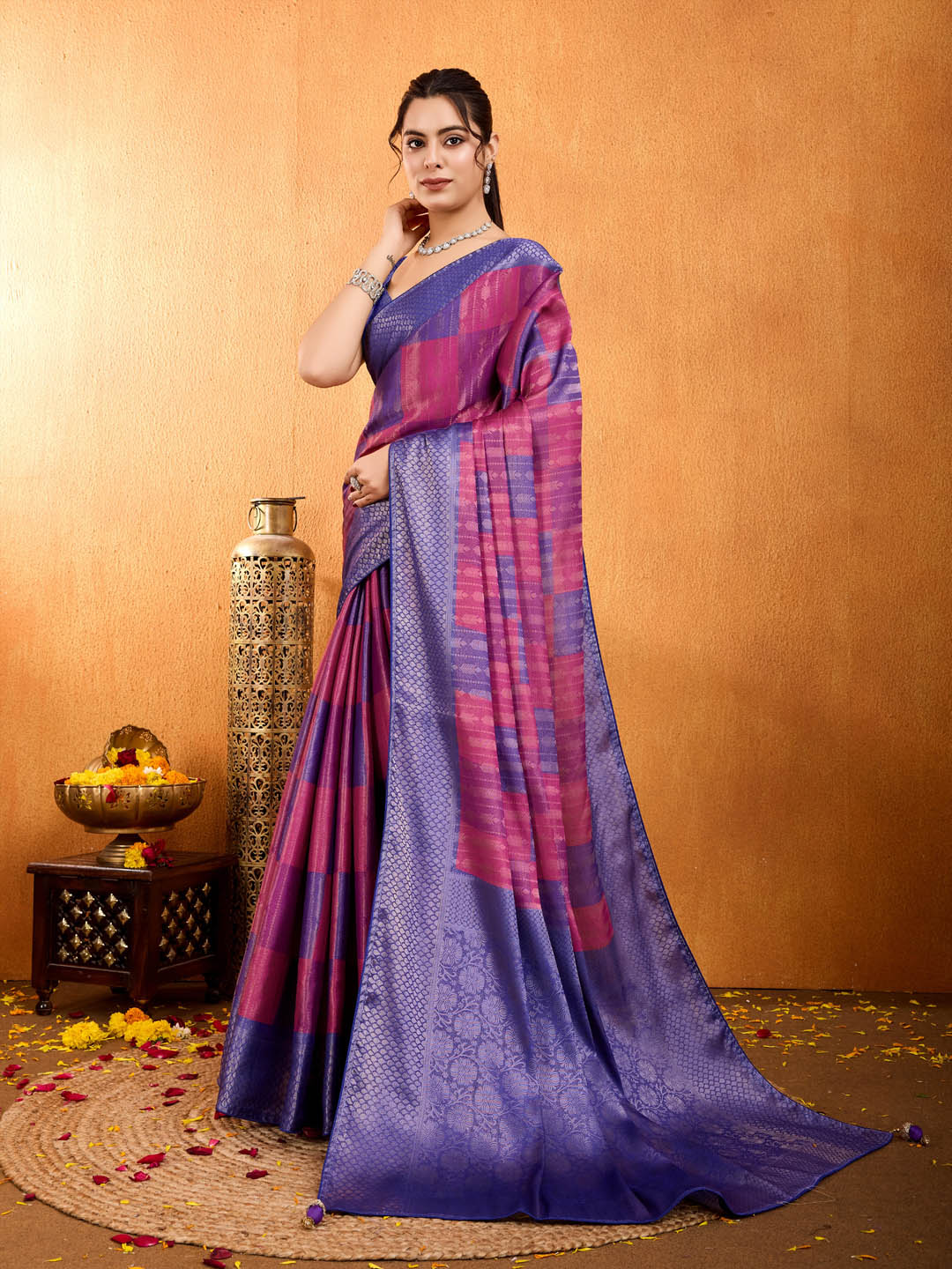 Printed Art Silk Saree