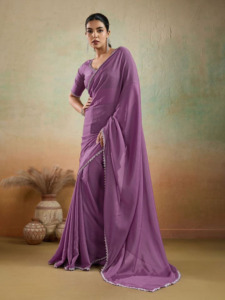 Woven Design Georgette Saree