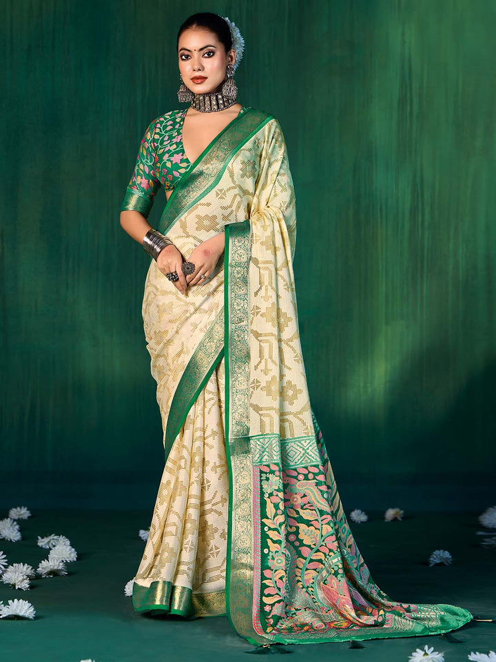 Bandhani Printed Georgette Saree