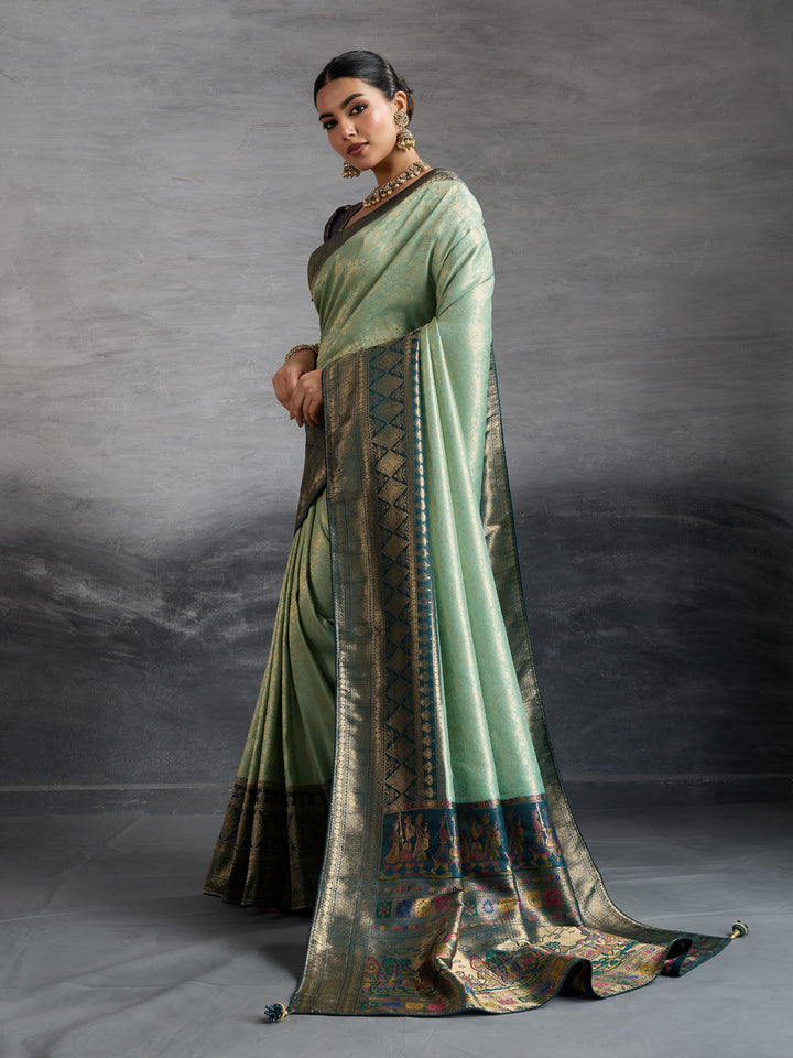 Woven Design Kanjivaram Silk Saree