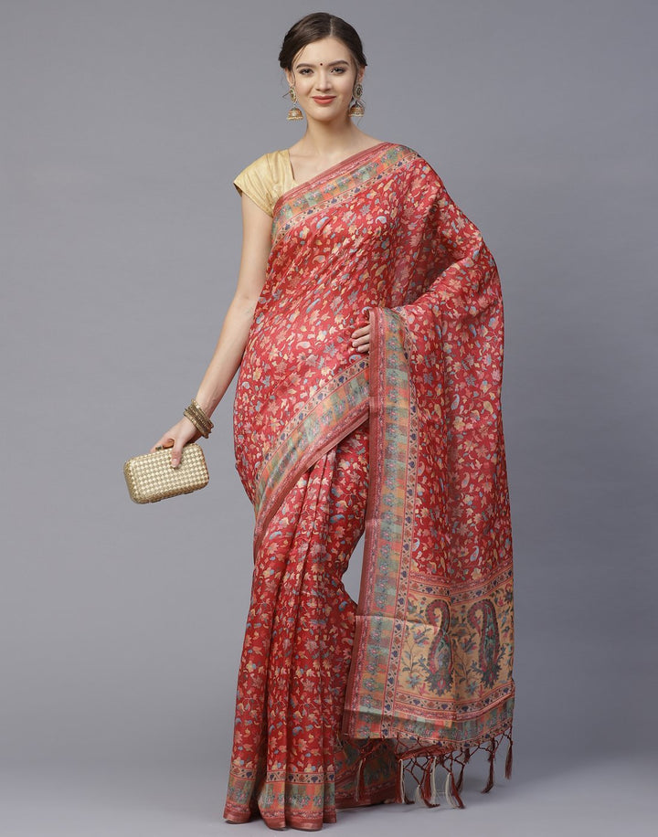 Printed Art Handloom Saree