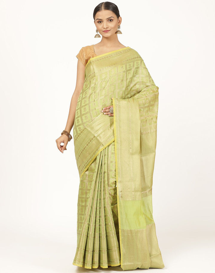 MBZ Meena Bazaar-Cotton Woven Saree