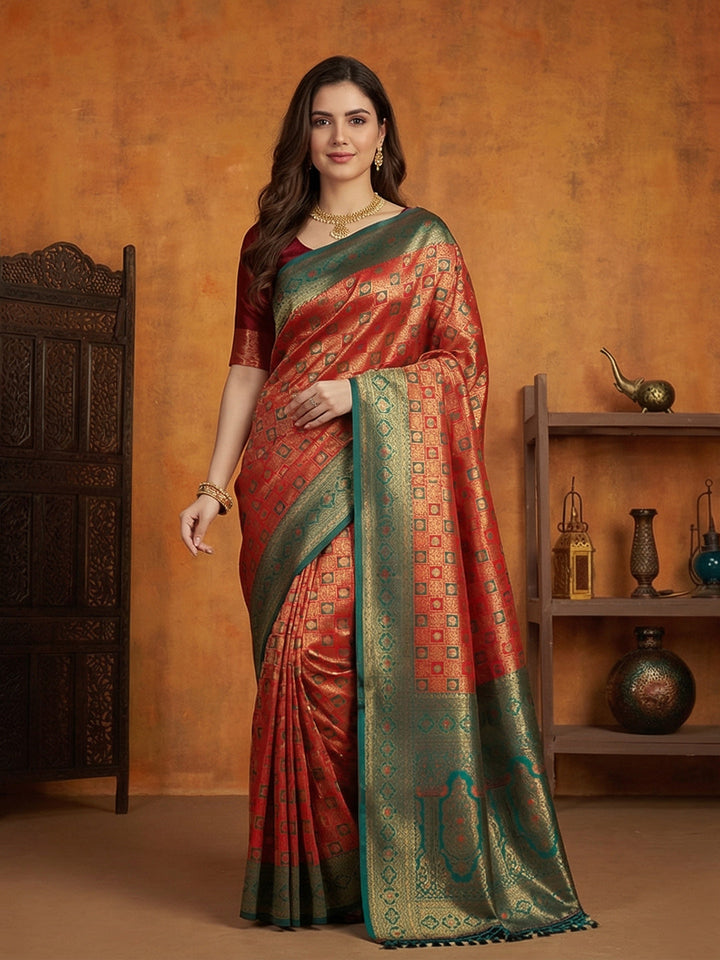 Woven Design Art Silk Saree