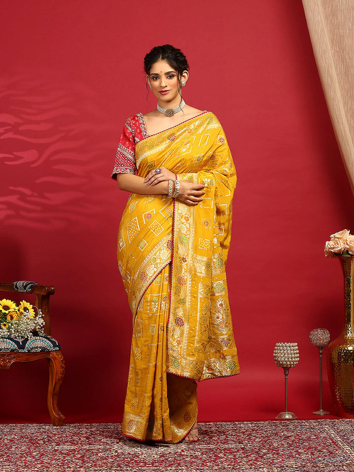 Embroidered Banarasi Saree