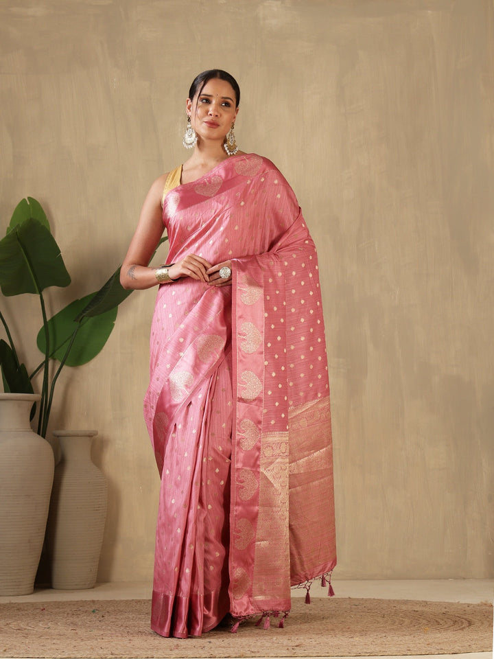 Woven Design Tussar Saree