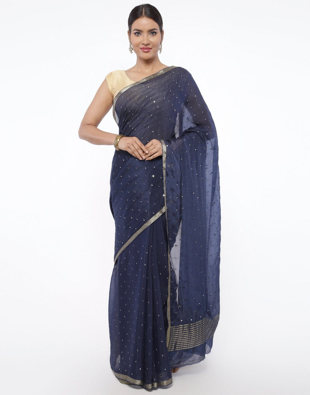 MBZ Meena Bazaar-Art Chiffon Saree